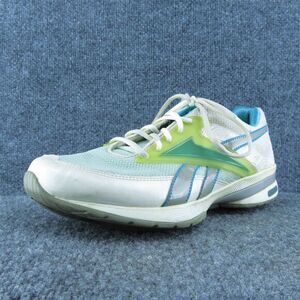 Reebok Easy Tone Women Sneaker Shoes White‎ Synthetic Lace Up Size 9 Medium